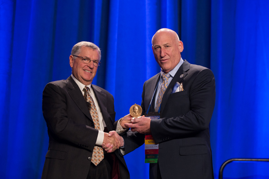 Harold M. Agnew (posthumously) - Seaborg Medal, John Brown accepting on his behalf