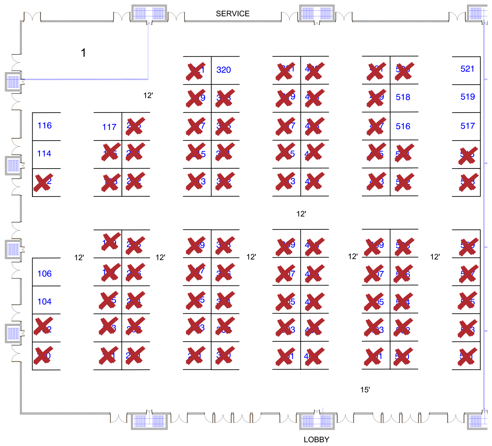 exhibit hall map