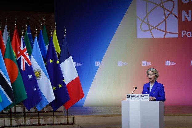 Von der Leyen shares regrets, growth plans at European nuclear summit