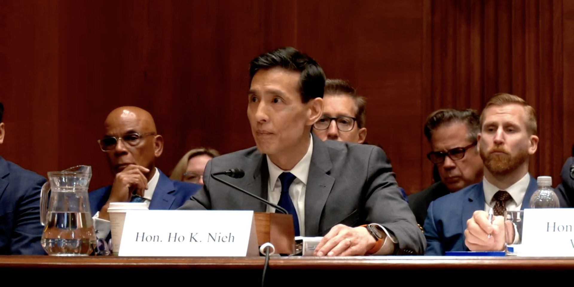 NRC Chairman Ho Nieh at Senate hearing