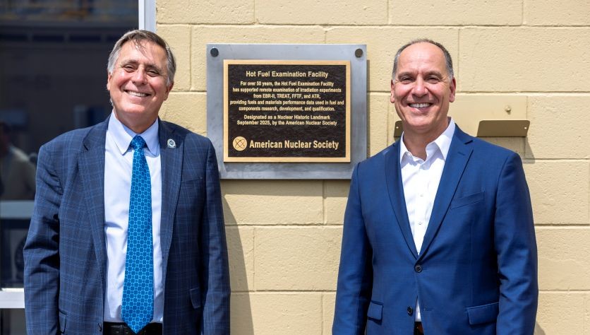 INL’s HFEF celebrates landmark status with plaque unveiling