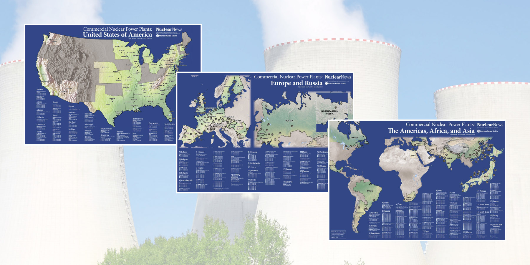 Updated nuclear power plant maps - power plant map