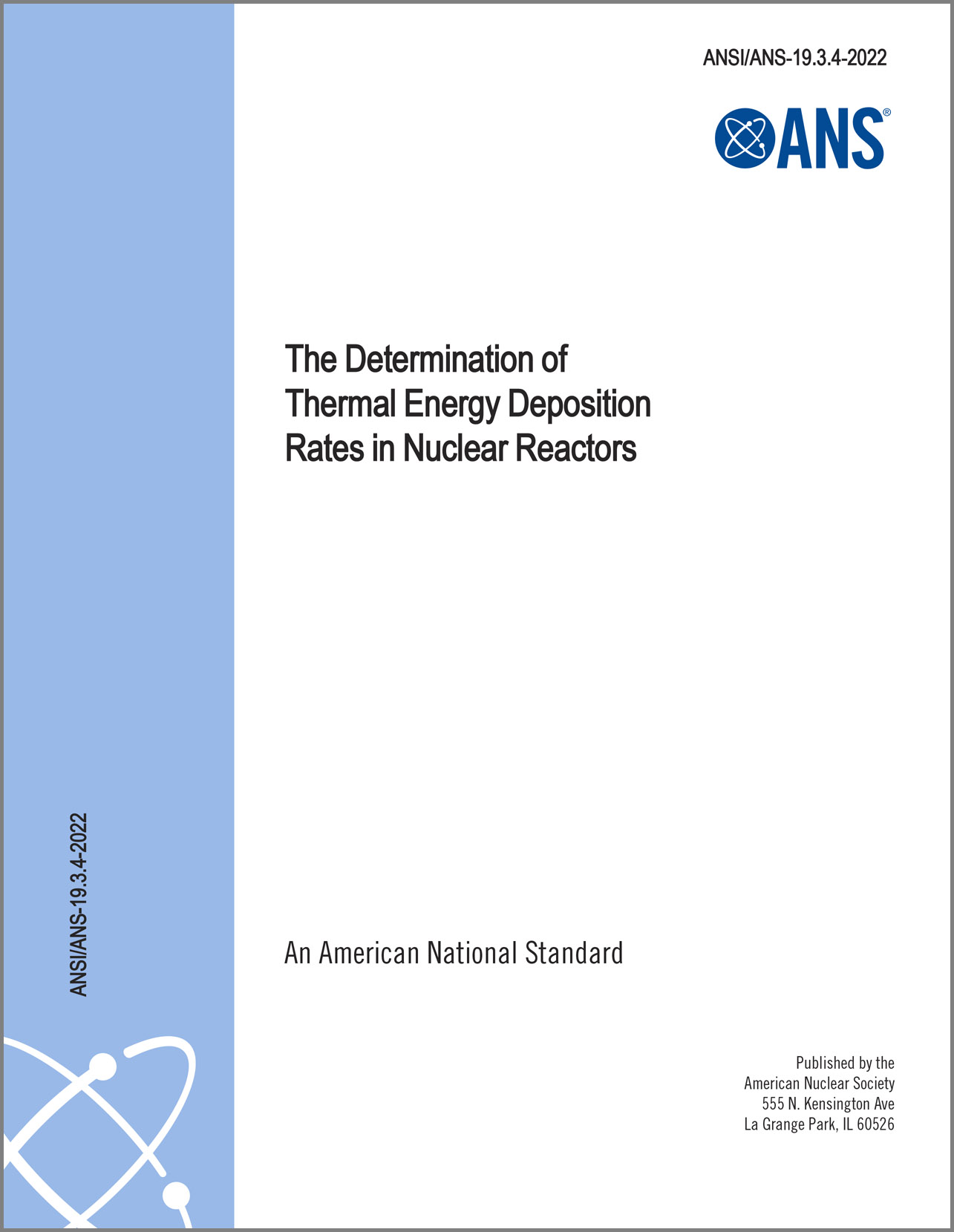 New standard available on thermal energy deposition rates ANS