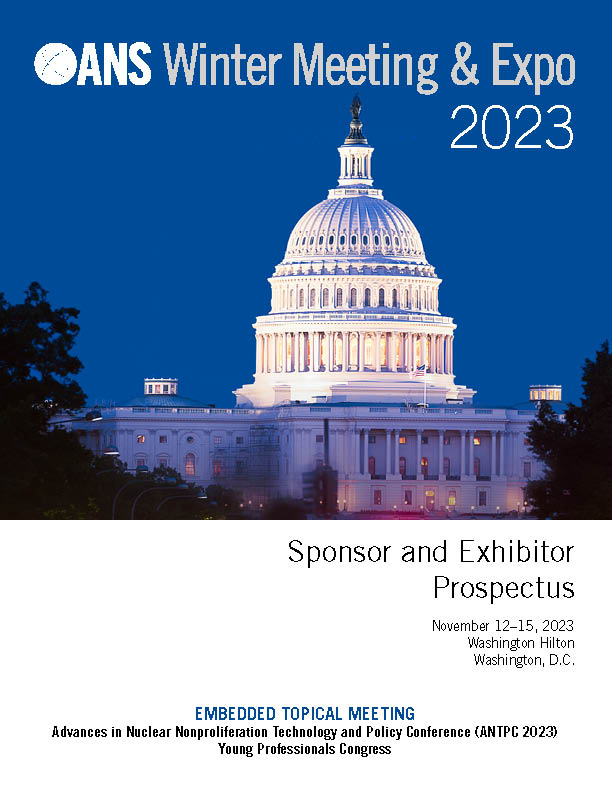 2023 ANS Winter Meeting and Technology Expo ANS / Meetings