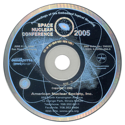 Space Nuclear Conference 2005: Embedded Topical Meeting Proceedings