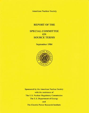 Report of the Special Committee on Source Terms