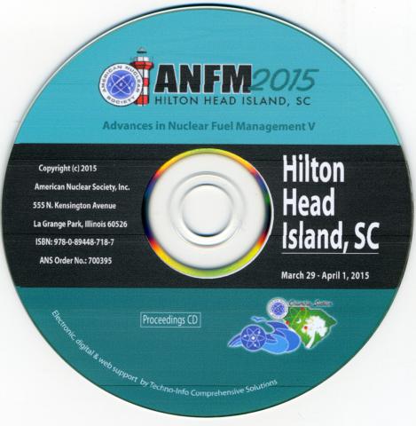 Advances in Nuclear Fuel Management V (ANFM 2015)