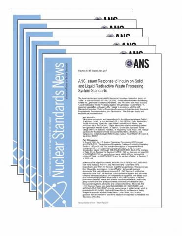 Nuclear Standards News