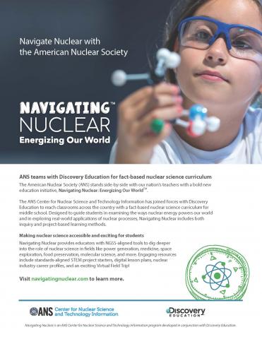 Navigating Nuclear Teacher Promo Flyer